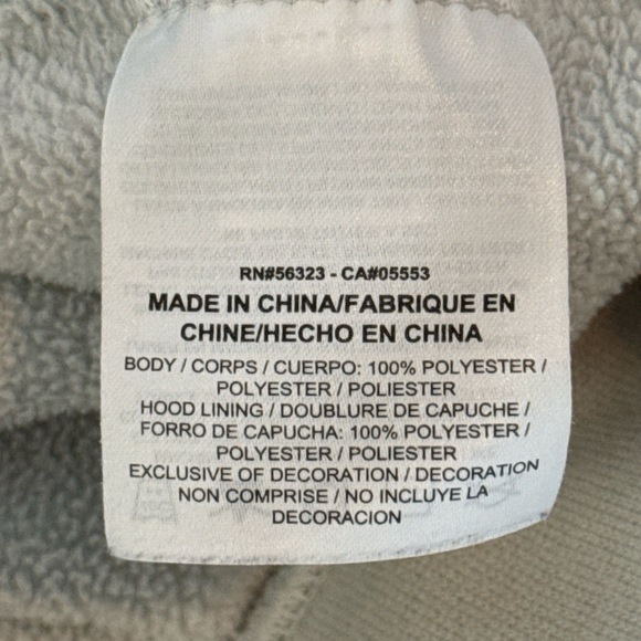 Nike Polar Fleece Sportswear Full Zip Hoodie‎ Medium 929114-034 Lt Silver/Navy - Picture 7 of 8